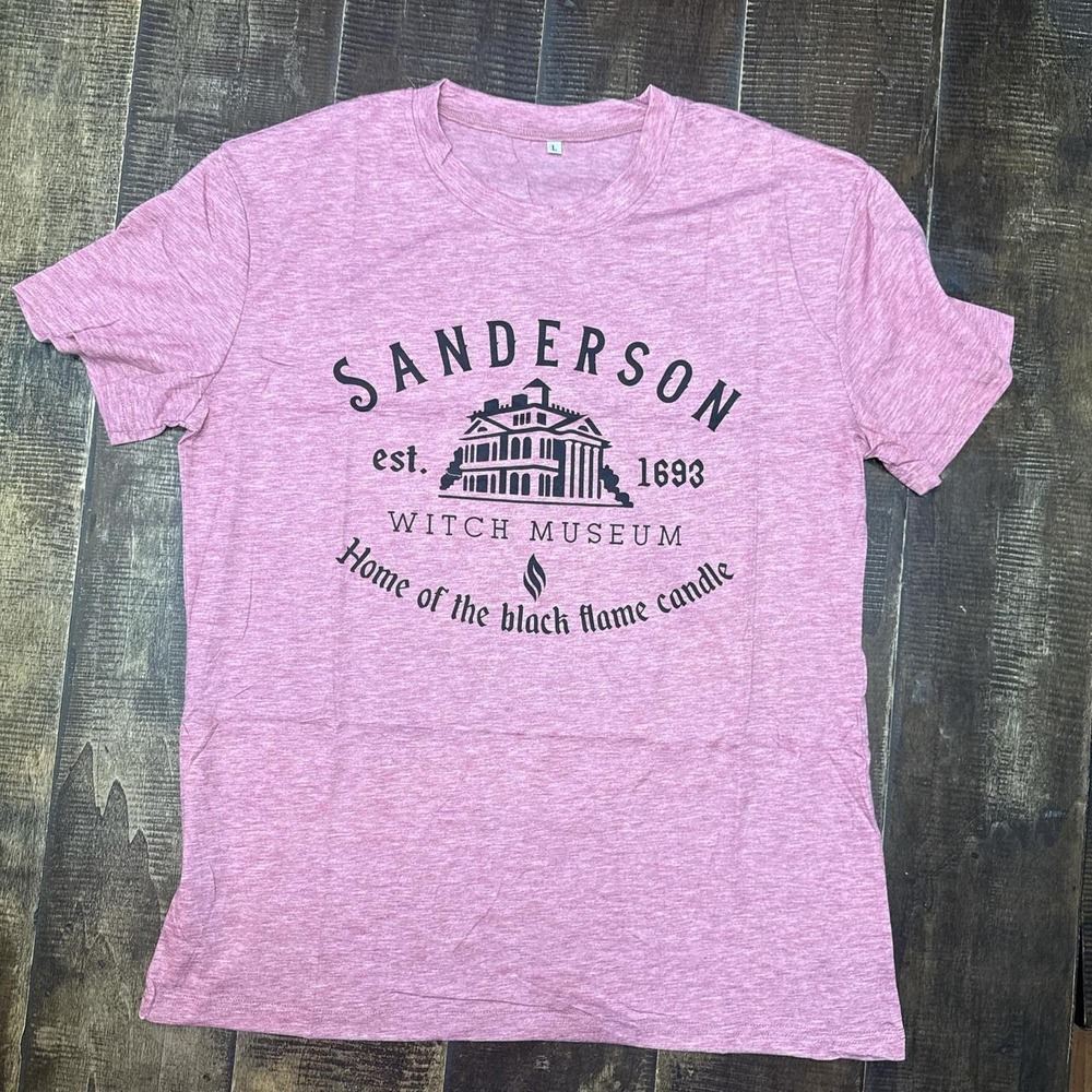 Sanderson Witch Museum Graphic Tee Home of the Black Flame Candle